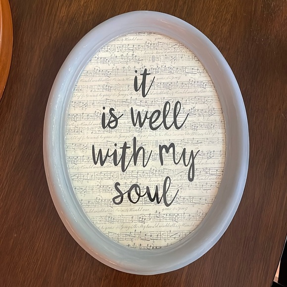“It is well with my soul” wall decor - Picture 1 of 3